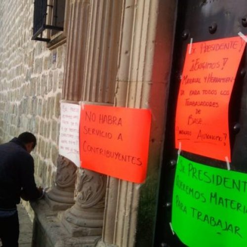 Atiende Ayuntamiento de Oaxaca de Juárez planteamientos del Sindicato Autónomo