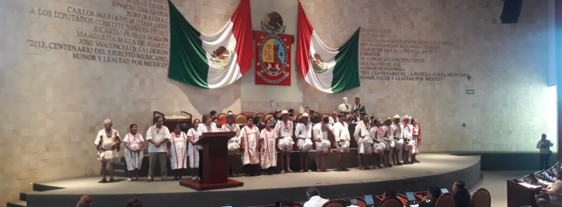 Fabrizio Emir Díaz Alcázar celebra y reconoce a los Tacuates como uno más de los pueblos indígenas de Oaxaca.