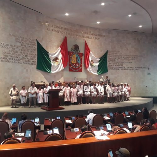 Fabrizio Emir Díaz Alcázar celebra y reconoce a los Tacuates como uno más de los pueblos indígenas de Oaxaca.