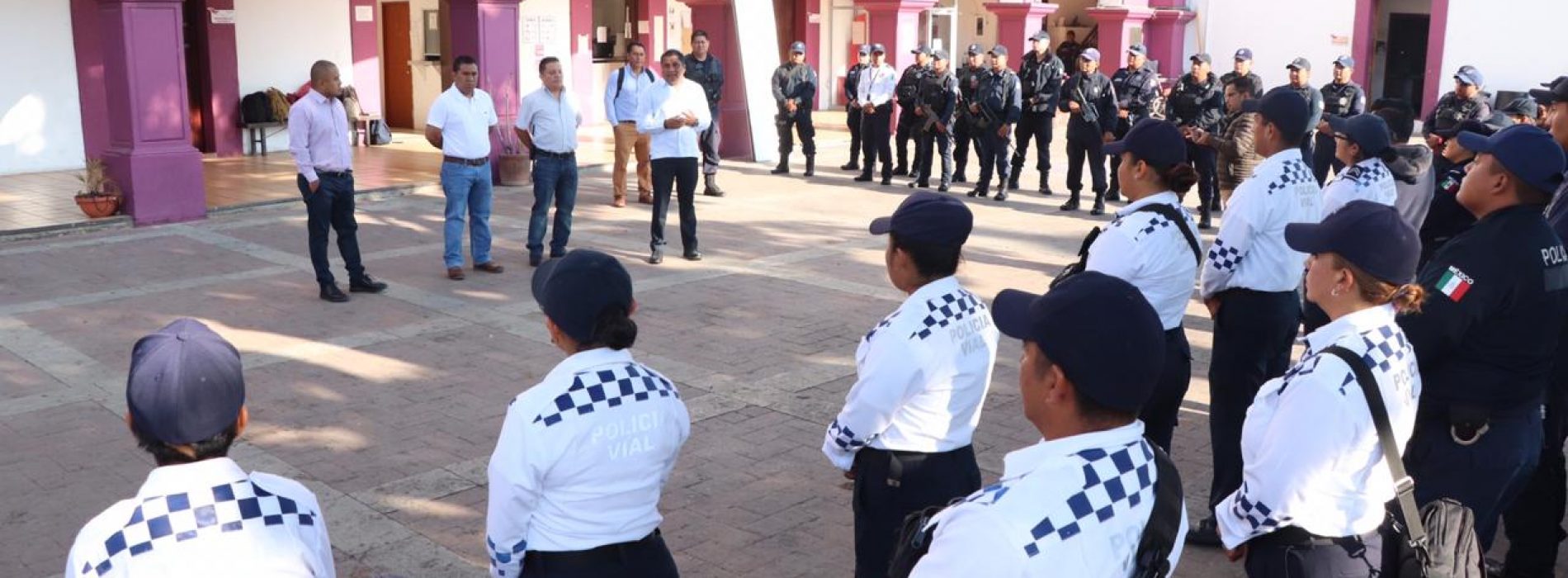 Activa Policía Municipal de Santa Lucía del Camino protocolo de prevención contra el coronavirus