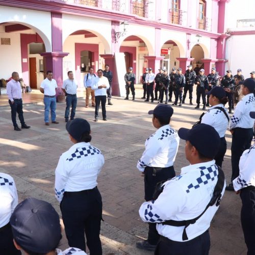 Activa Policía Municipal de Santa Lucía del Camino protocolo de prevención contra el coronavirus