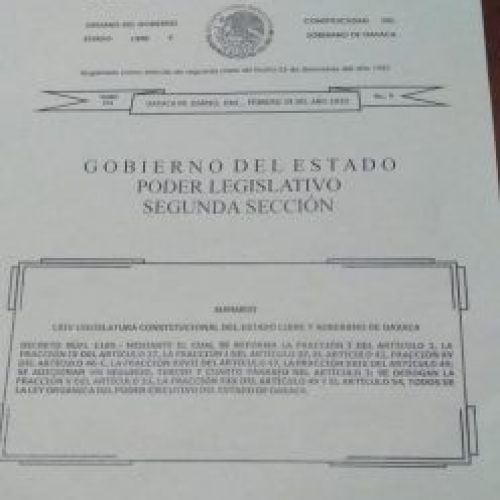 Secretaría de Desarrollo Social y Humano cambia de denominación a Secretaría de Bienestar del Estado de Oaxaca