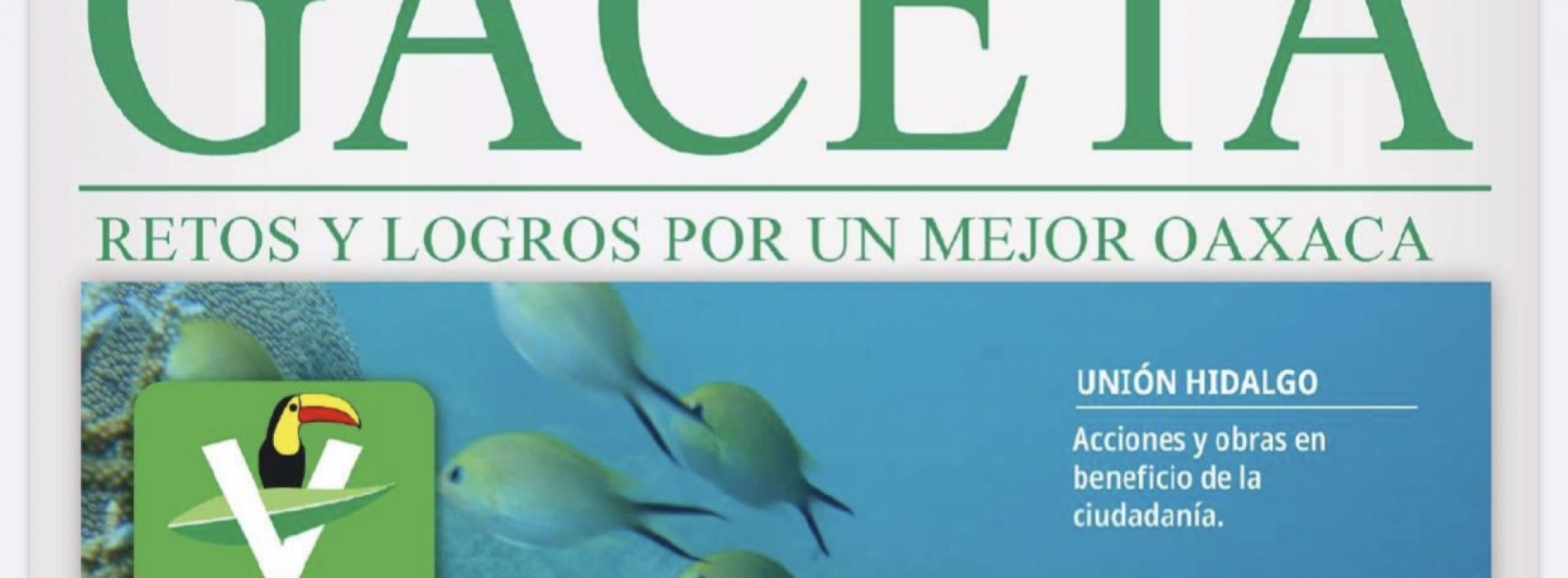 Publica PVEM gaceta Retos y Logros por un Mejor Oaxaca