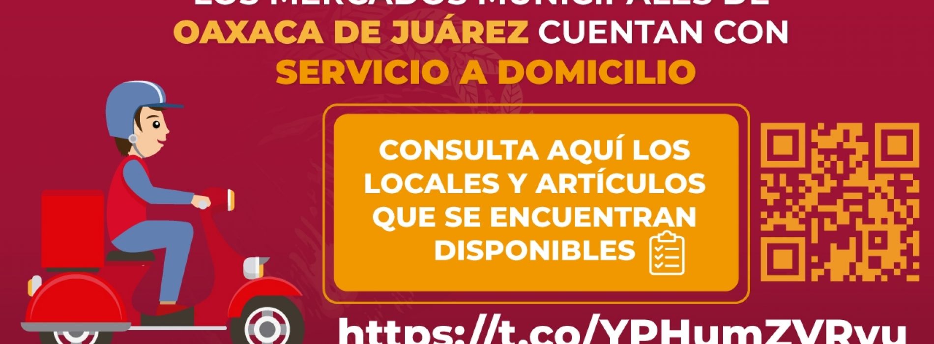 Mercados de Oaxaca de Juárez ofrecen servicio a domicilio durante la contingencia