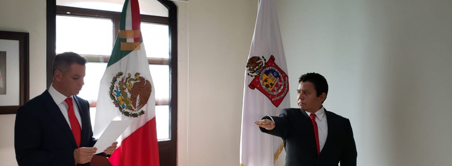 Toma protesta Alejandro Murat a nuevo titular del Instituto Catastral