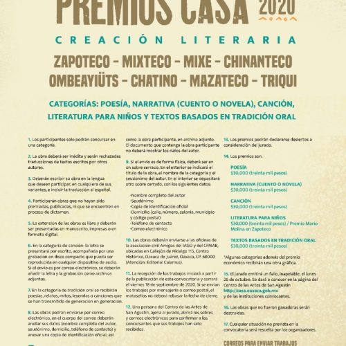 Conoce los premios CaSa 2020 ¡Participa!