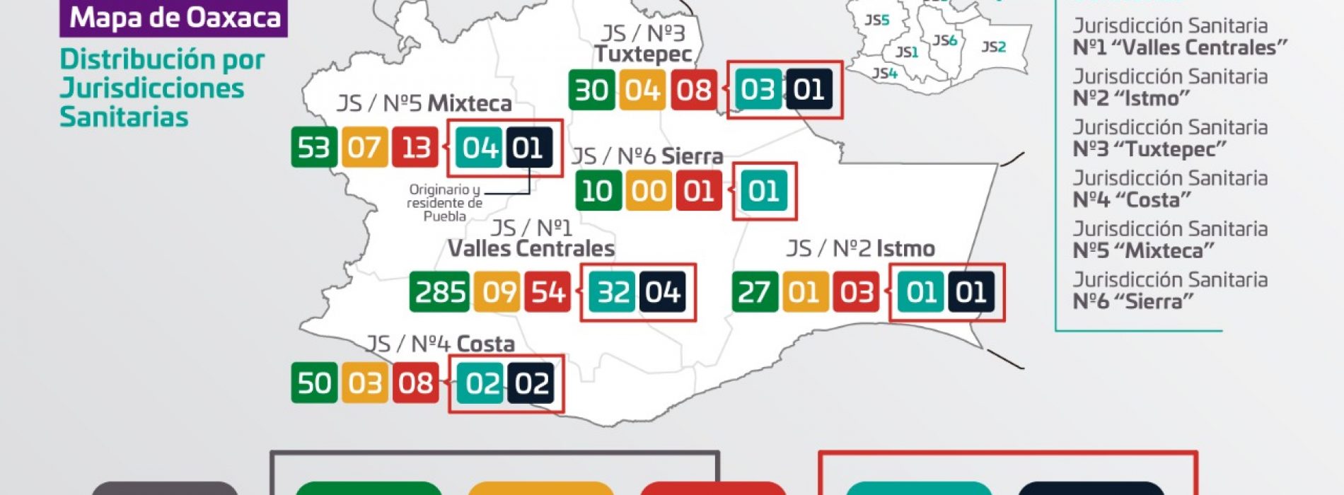 Alcanza Oaxaca los 87 casos positivos de COVID-19