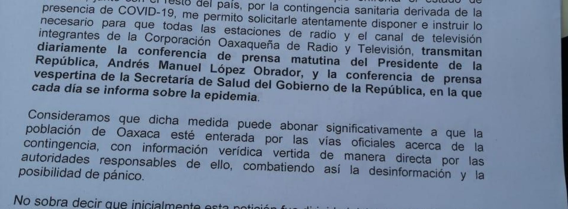 Medios institucionales de Oaxaca deben combatir desinformación ante contingencia sanitaria: Magaly López