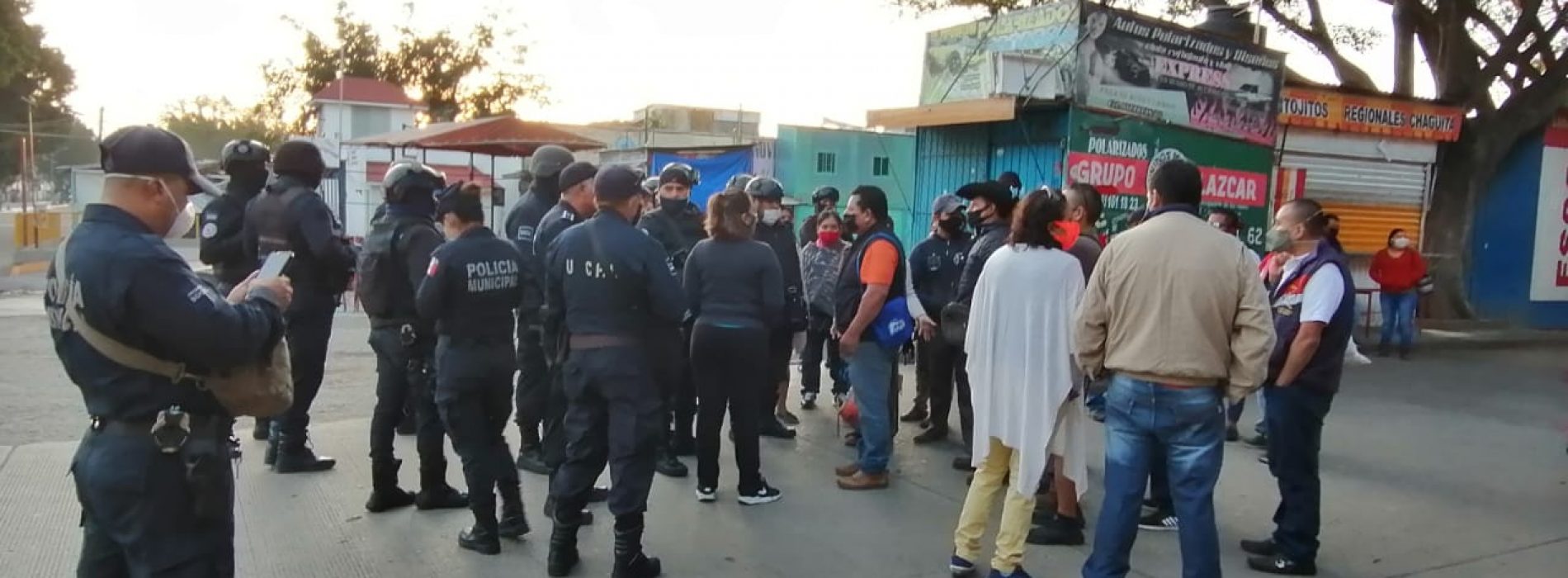 Refuerza SSPO cierre de la Central de Abasto para mitigar contagios por COVID-19