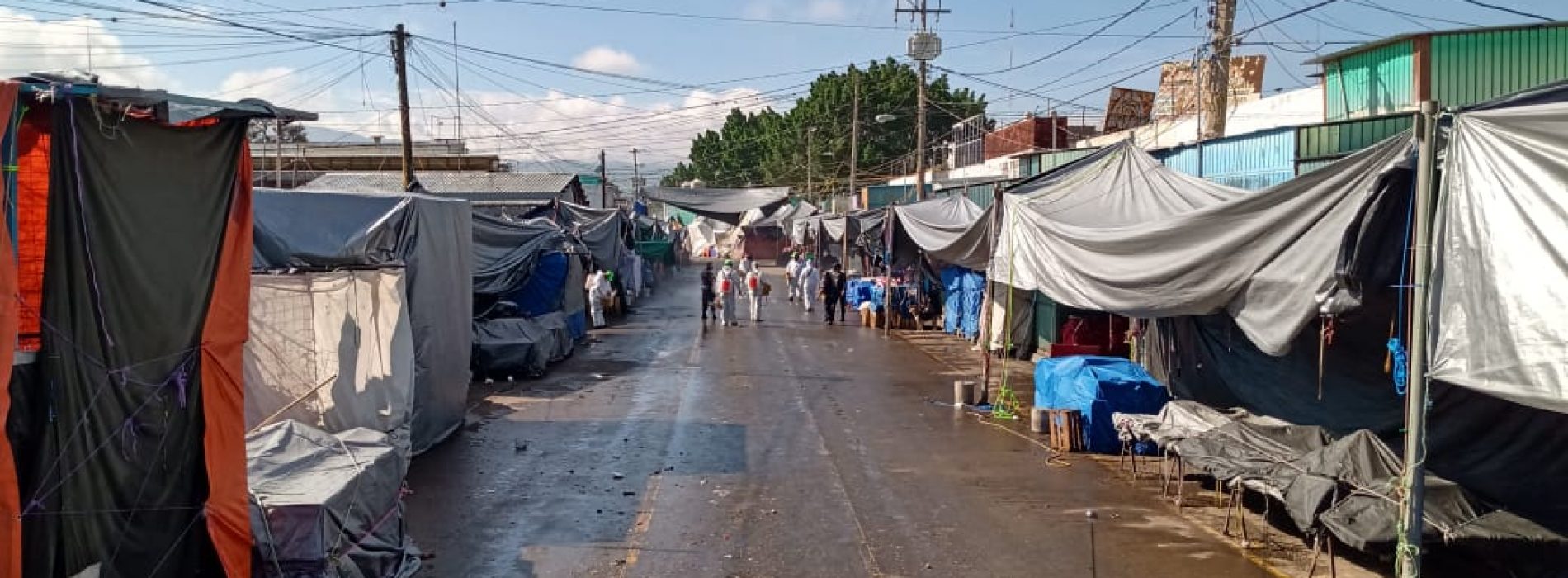 Respalda Gobierno de Oaxaca cierres parciales de la Central de Abasto para acciones de sanitización
