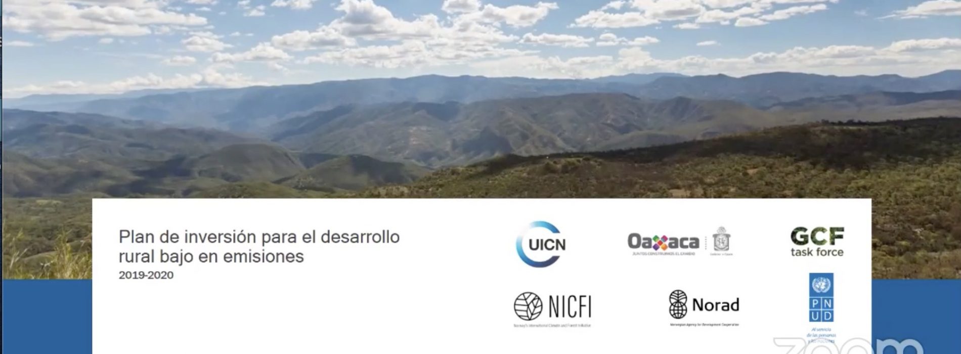 Presenta Oaxaca resultados sobre el “Plan de Inversión para  el Desarrollo Rural Bajo en Emisiones”
