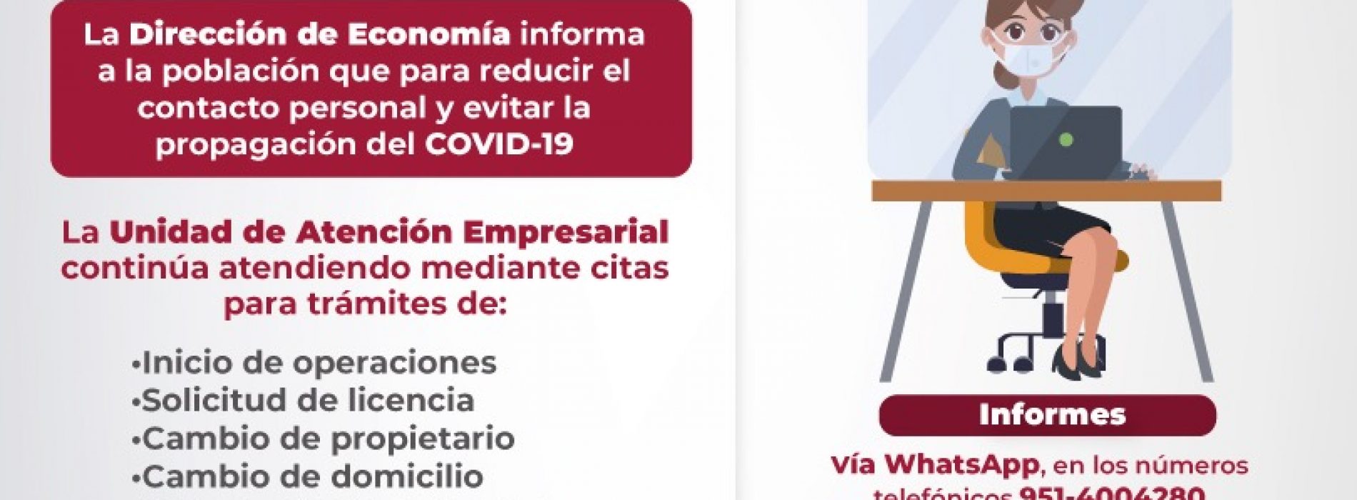 Ofrece Ayuntamiento de Oaxaca esquema de  citas para trámites de comercios establecidos