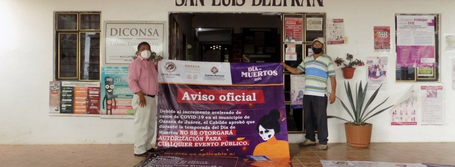 Visitas a panteones de Oaxaca de Juárez están suspendidas por disposición de Cabildo