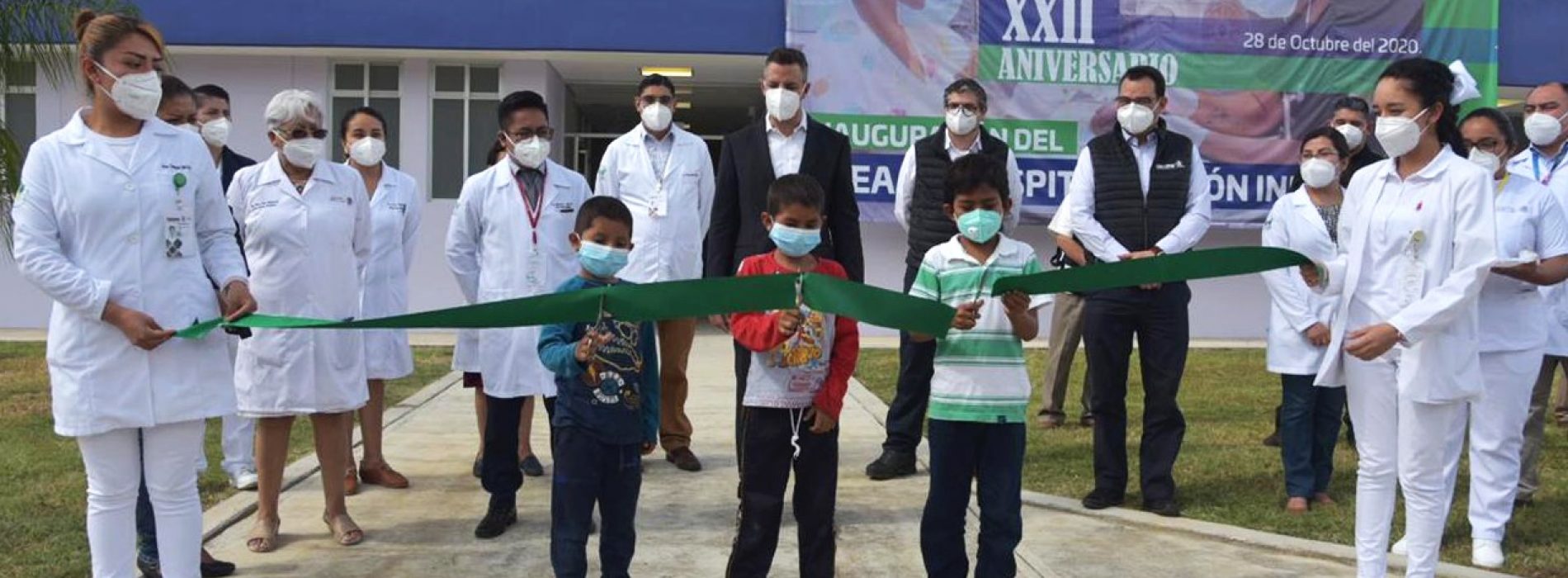 Inaugura Alejandro Murat área de Infectología en Hospital de la Niñez Oaxaqueña