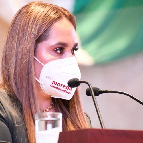 Informa diputada, Rocío Machuca Rojas acciones para combatir la violencia de género en Oaxaca