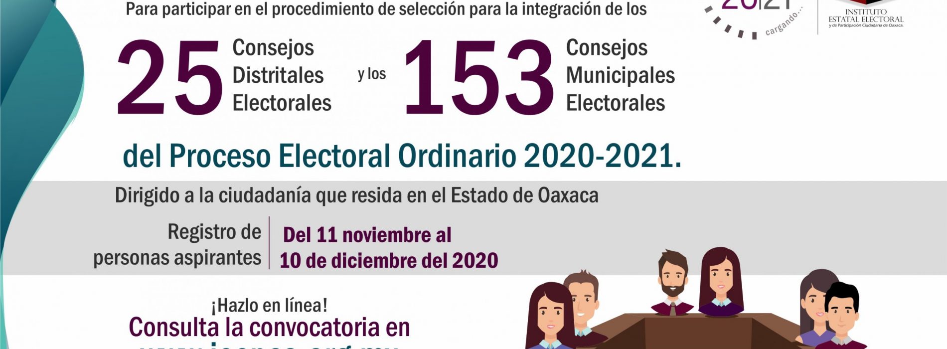 Convoca IEEPCO a integrar Consejos Distritales y Municipales 