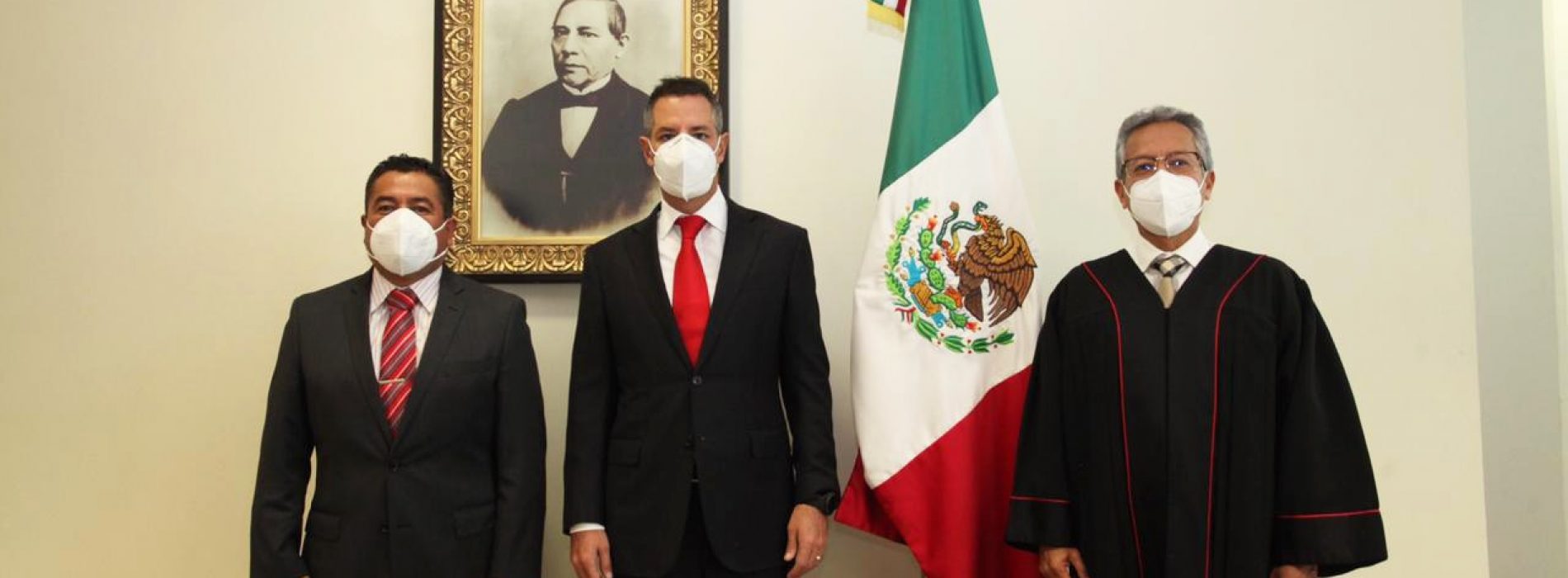 Renonoce Alejandro Murat trabajo del Poder Judicial  en la impartición de justicia de Oaxaca