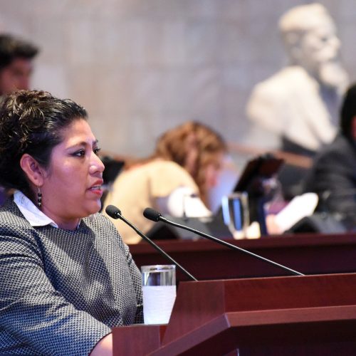 Solicita diputada Magaly López destitución de la Secretaria de Bienestar del gobierno de Oaxaca por incumplir entrega de uniformes y útiles escolares