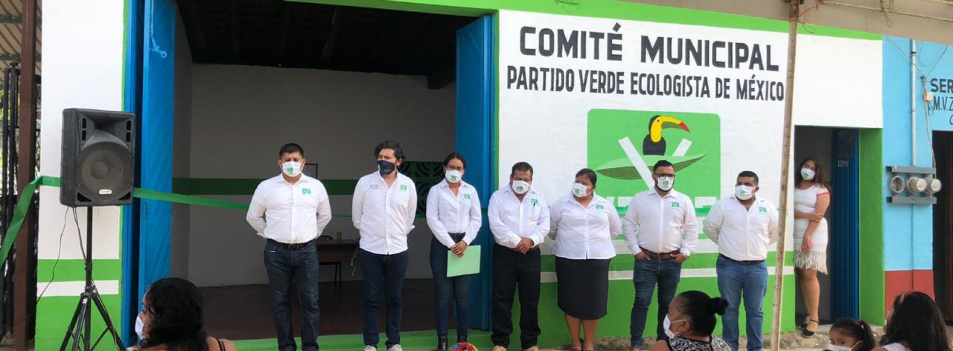 Inaugura Pepe Estefan oficinas del Comité Ejecutivo Municipal del Verde en Putla Villa de Guerrero