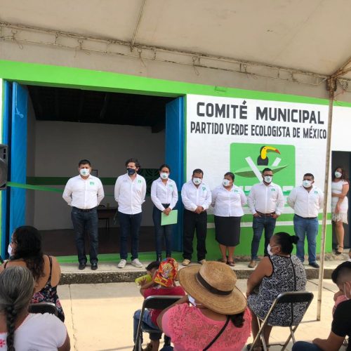 Inaugura Pepe Estefan oficinas del Comité Ejecutivo Municipal del Verde en Putla Villa de Guerrero
