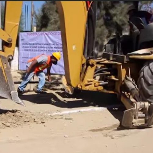 Inicia construcción del  sistema de agua potable para la agencia Vicente Guerrero
