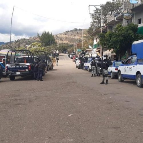 Mantiene SSPO filtros de control y seguridad  en poblaciones de la zona Triqui de Oaxaca