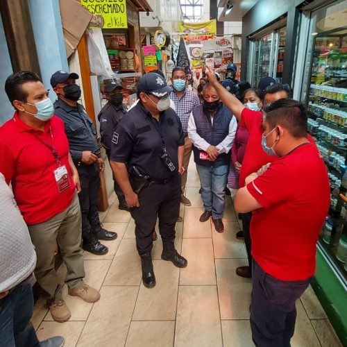 Refuerza Ayuntamiento de Oaxaca vigilancia en Mercado de Abasto en coordinación con comerciantes