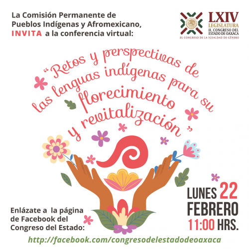 Con conferencia virtual, conmemorará Congreso local Día Internacional de las Lenguas Maternas
