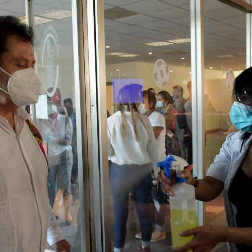 Mantiene Congreso de Oaxaca filtros sanitarios contra la Covid-19