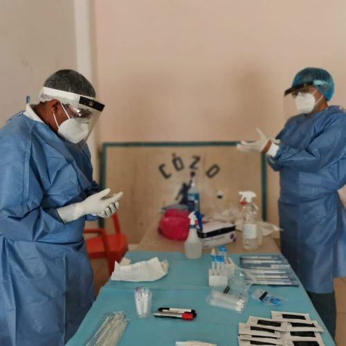 Arriba brigada médica a Cozoaltepec, para atender casos de COVID-19