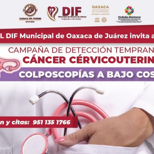 Brinda DIF Municipal de Oaxaca de Juárez colposcopías a bajo costo para cuidar la salud de mujeres