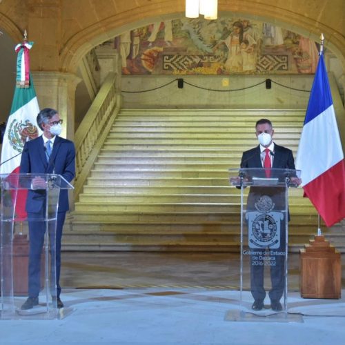Oaxaca y Francia inauguran una nueva era  de cooperación y hermanamiento