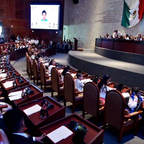 Niños y niñas seguras, tienen cobijo de la 64 Legislatura de Oaxaca