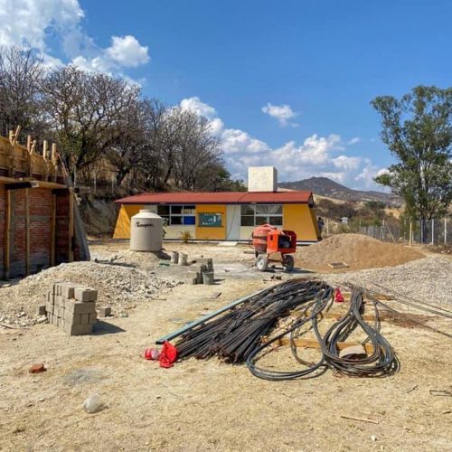 DIF Estatal Oaxaca constata avances de las obras del programa Tequio por mi CAM en los Valles Centrales