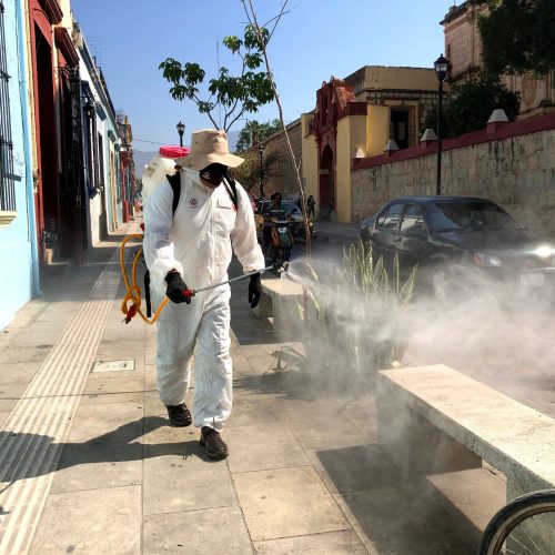 Continúan las acciones del Ayuntamiento de Oaxaca de Juárez para sanear espacios públicos