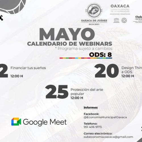 Invita Ayuntamiento de Oaxaca a talleres virtuales gratuitos de emprendimiento