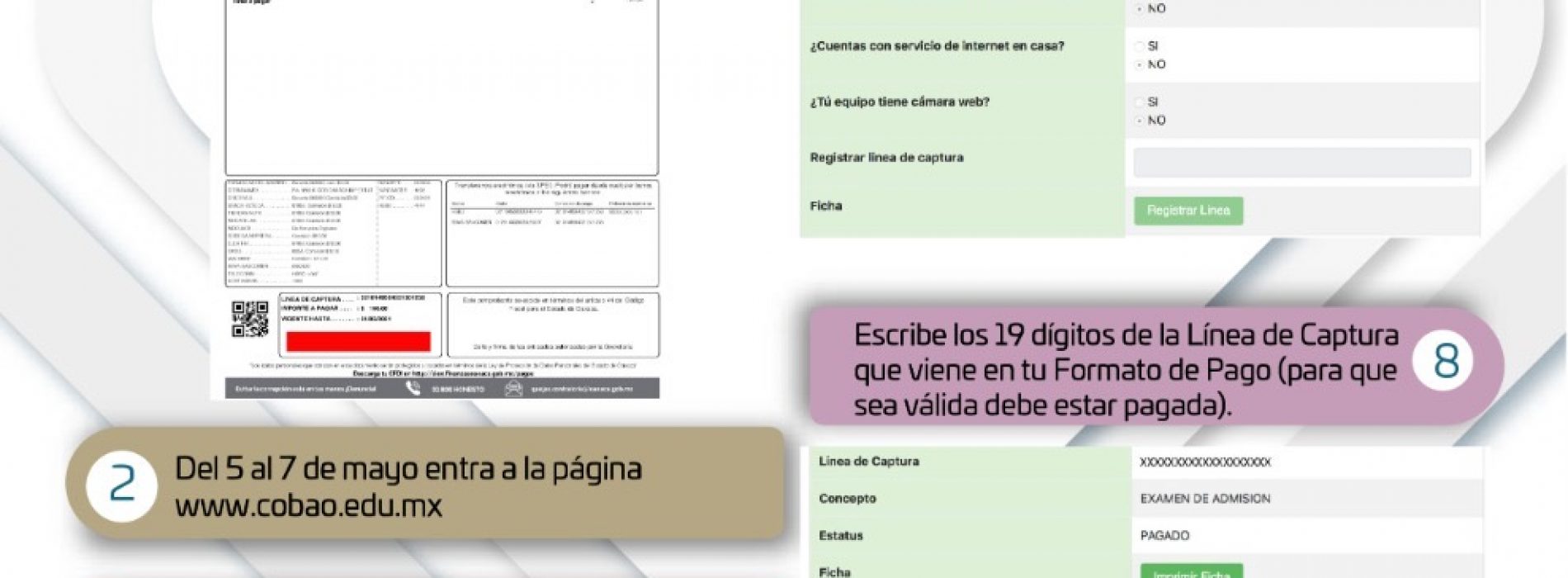 Entregará Cobao fichas para aspirantes de nuevo ingreso