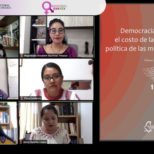 Presenta Observatorio Oaxaca el libro sobre participación política de las mujeres indígenas
