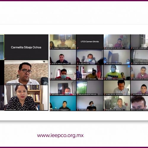 Participa IEEPCO en segundo simulacro del Sistema de Información de la Jornada Electoral