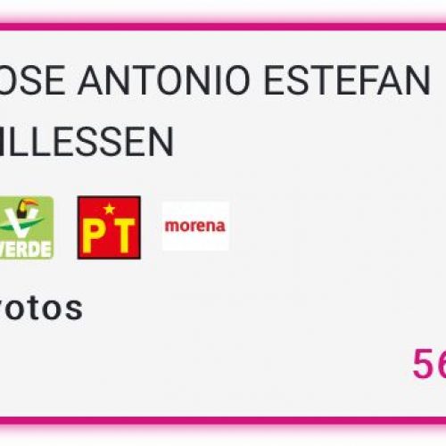 Gana Pepe Estefan Gillessen, con la votación más alta, la elección de diputados federales