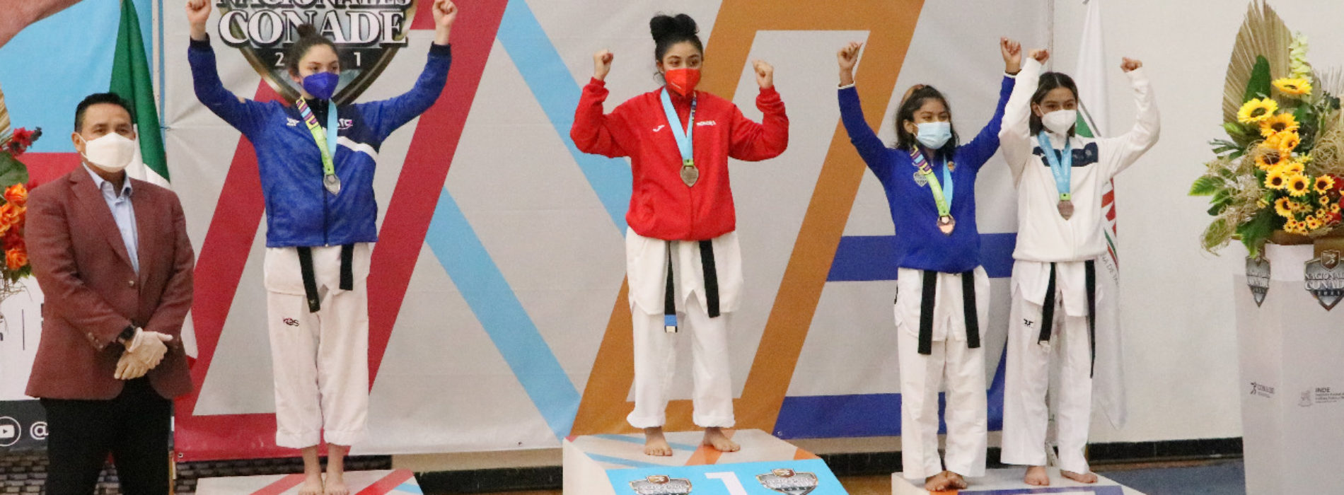 Llegó el oro para Oaxaca en la modalidad de combate del taekwondo en Juegos Nacionales
