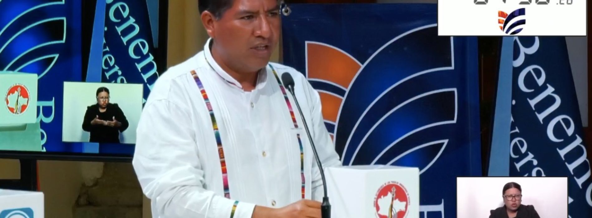 Participa Mauricio Cruz Vargas en debate organizado por la Benemerita Universidad de Oaxaca.