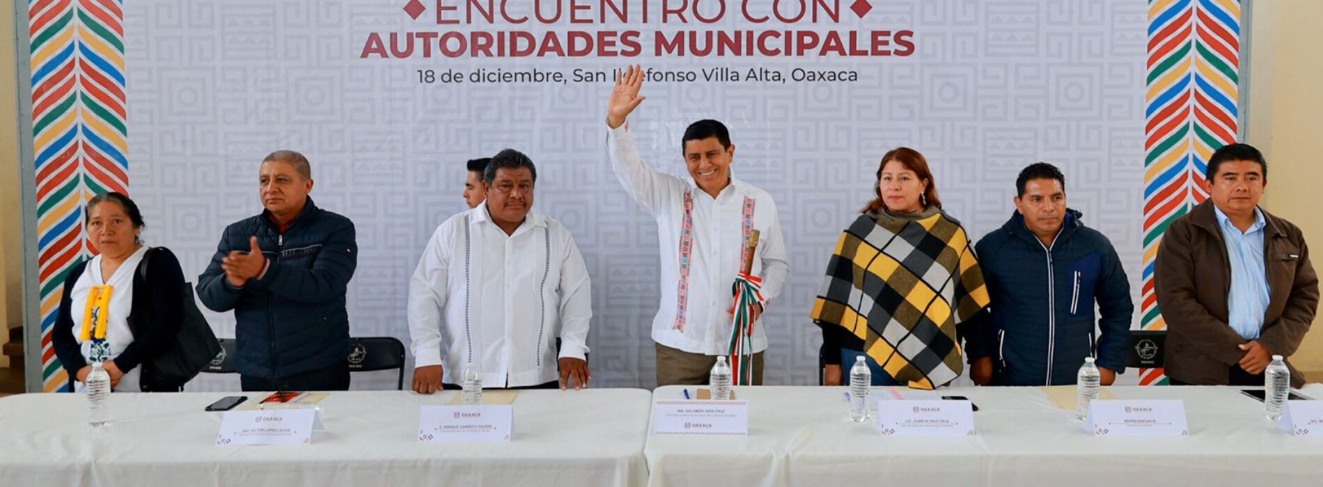 Refrenda Gobierno de Oaxaca compromiso con autoridades de la Sierra Norte