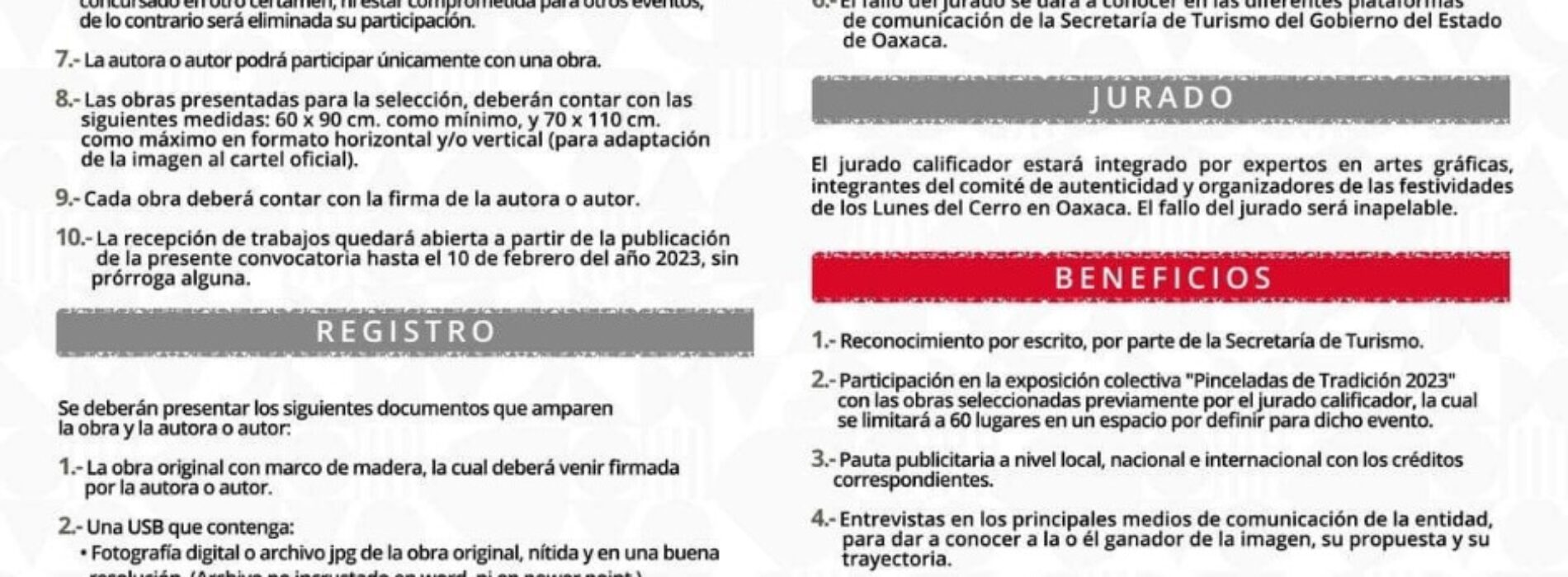 Emite Gobierno de Oaxaca convocatoria para elegir imagen de la Guelaguetza 2023
