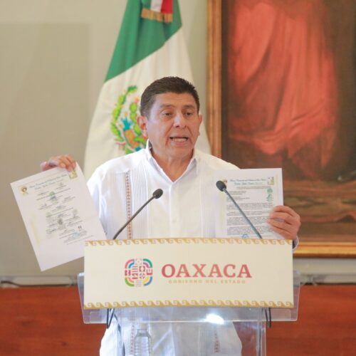 Celebra Gobierno de Oaxaca acuerdos en San Vicente Coatlán para permitir reinicio de obra en supercarretera a la Costa