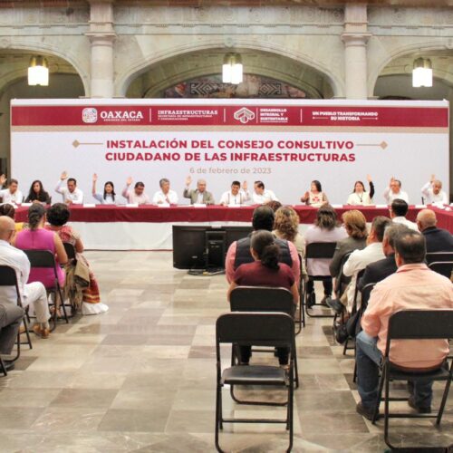 Instala Gobierno de Oaxaca Consejo Consultivo Ciudadano de las Infraestructuras