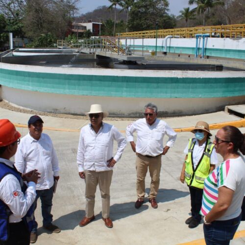 Supervisa Sinfra planta de tratamiento y pozo profundo del Centro Integralmente Planeado Huatulco