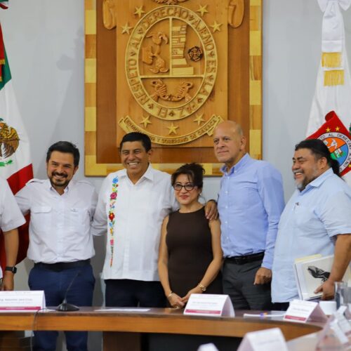 Revisan Salomón Jara y Zoé Robledo avances para integrar Servicios de Salud de Oaxaca a OPD IMSS-Bienestar