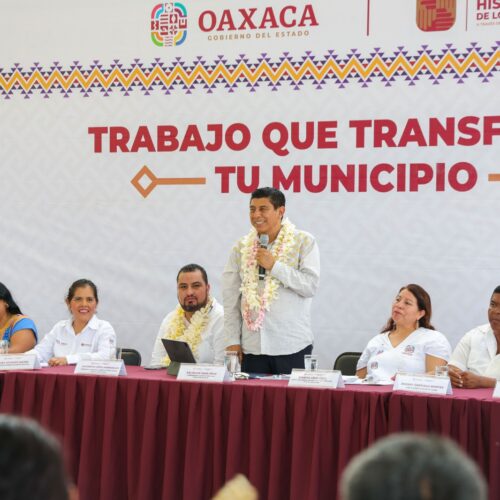 Refrenda Salomón Jara compromiso con la transformación  del Istmo de Tehuantepec