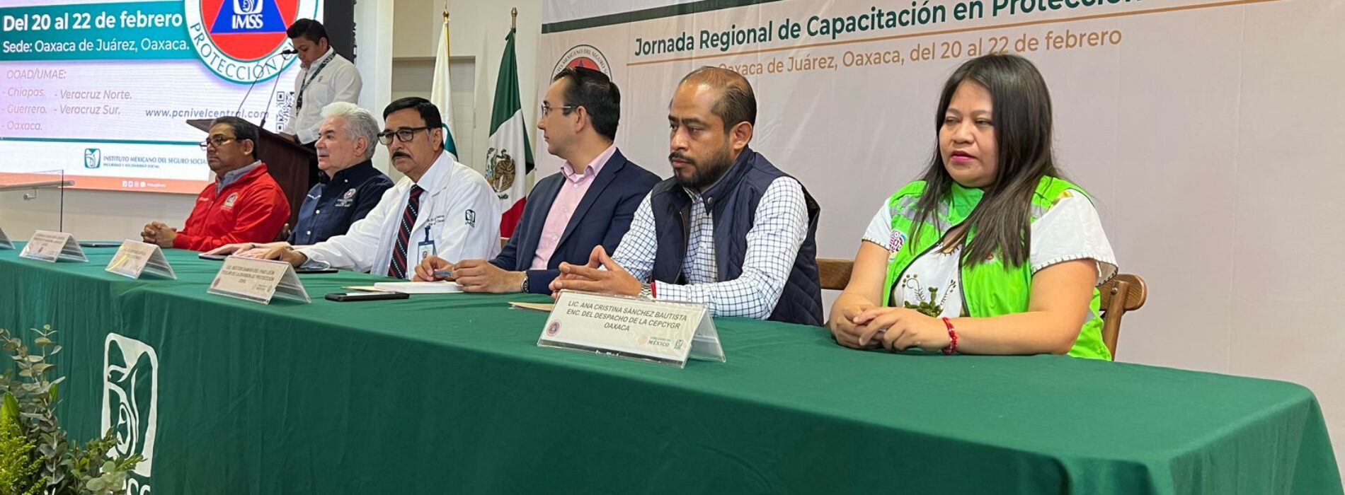 Realiza IMSS jornada regional de capacitación en materia de Protección Civil en Oaxaca